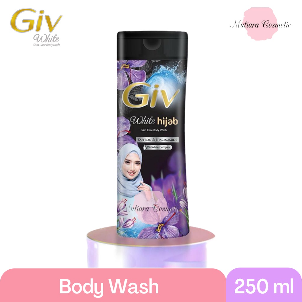 Jual GIV White Hijab Body Wash Botol 250ml Shopee Indonesia