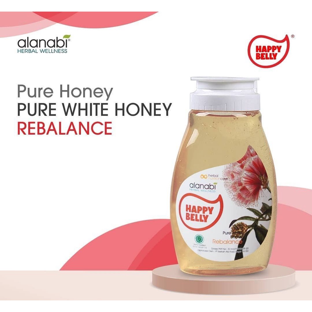 

Alanabi Happy Belly Pure White Honey (Rebalance) 300gram