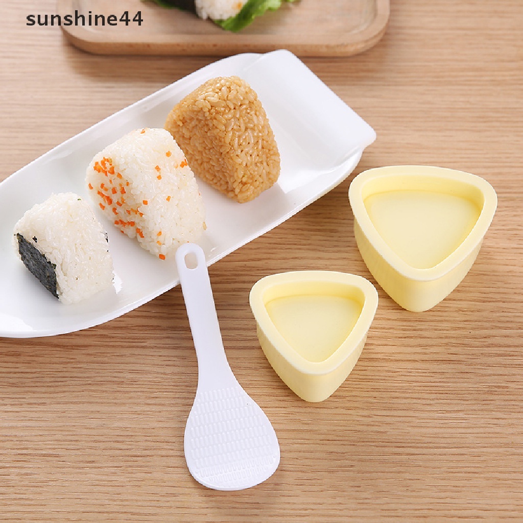 Sunshine 2 / 3 / 4pcs Cetakan Nasi Bento / Sushi Gaya Jepang