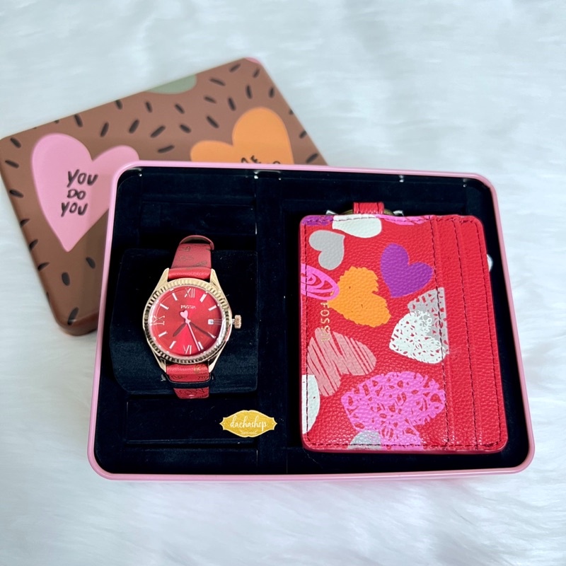 F o s s i l BQ 3792 set (Gitfbox Set : Watch+Cardcase)