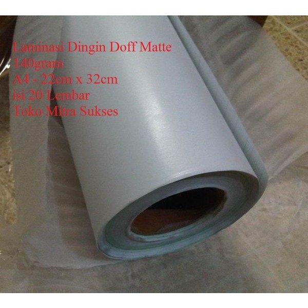 

Laminasi Dingin Doff Matte A4 Plus