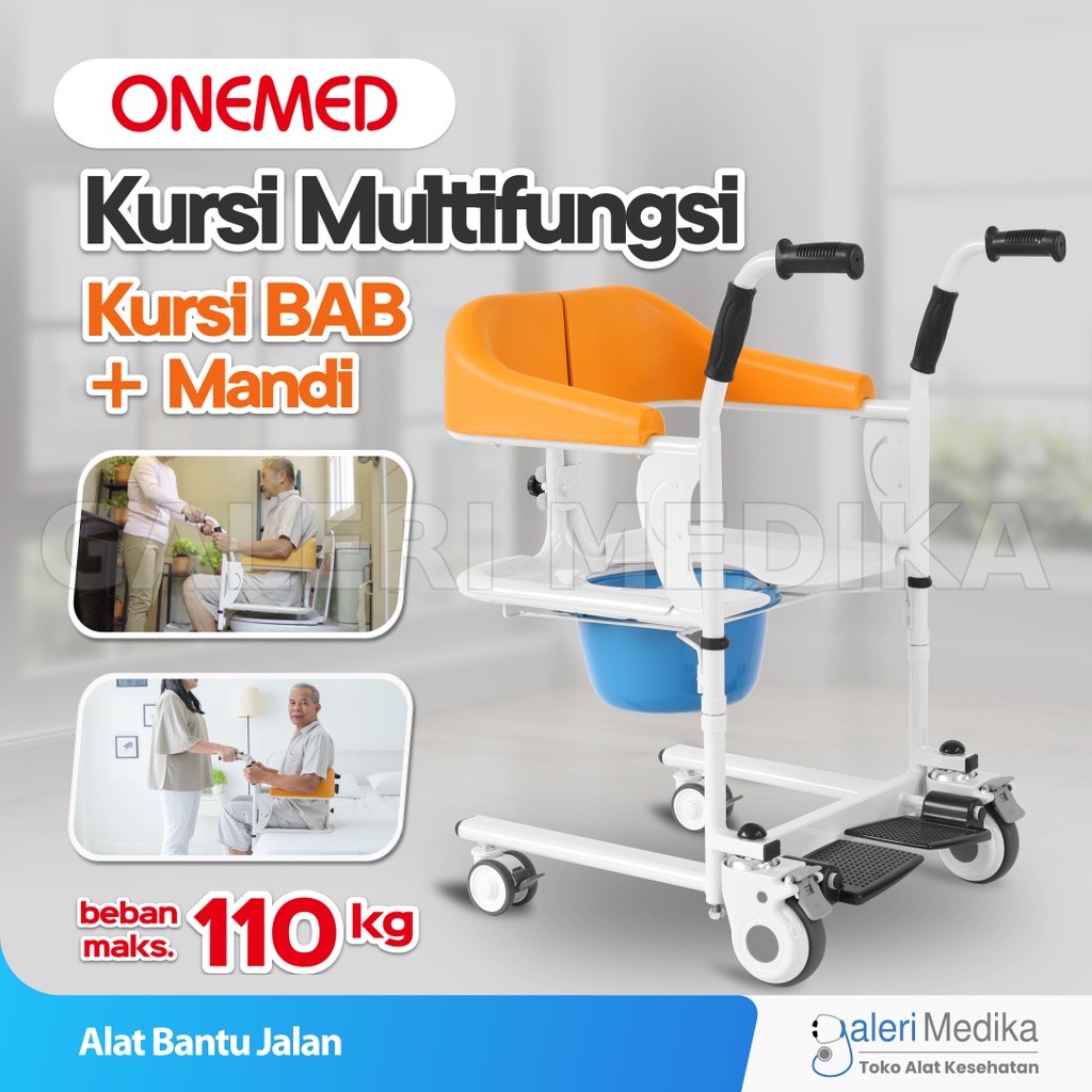 Kursi Roda One Care ALK902 + Commode / Onecare Chair Kursi BAB + Mandi