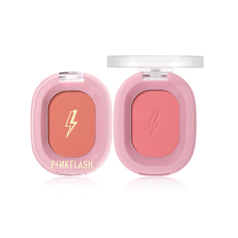 PINKFLASH OhMyPinkFlash OhMyHoney Soft Powder Naturally Pigmented N01 Make Up Blush On Cheek Lit Pressed