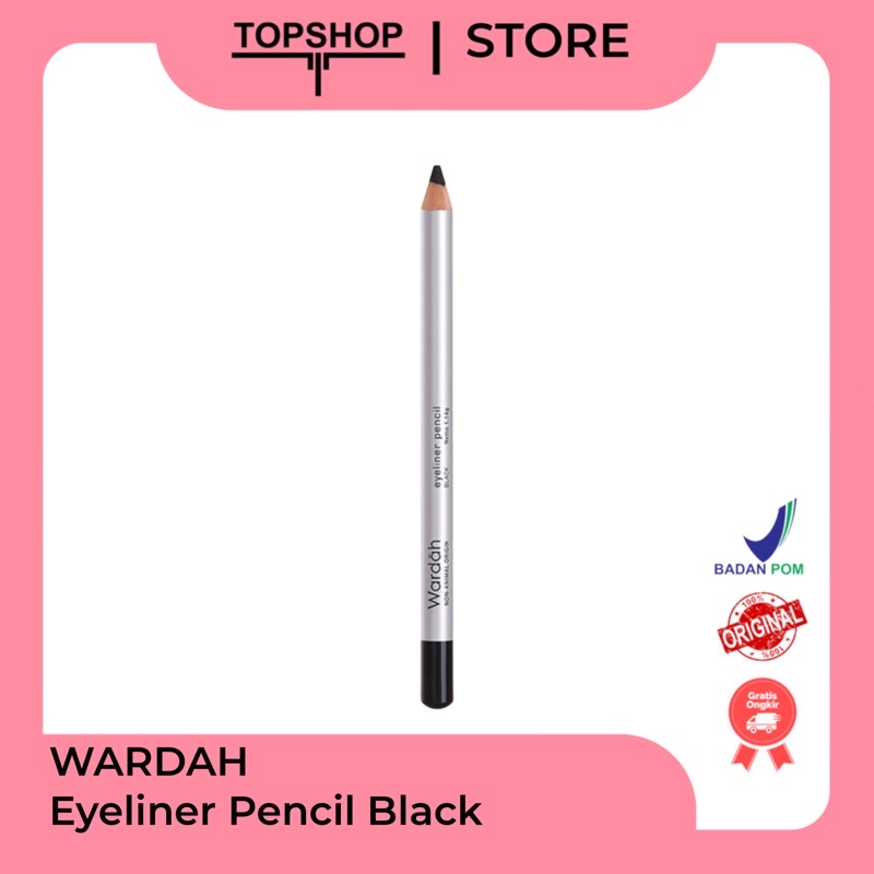 Wardah Eyeliner Black Pensil