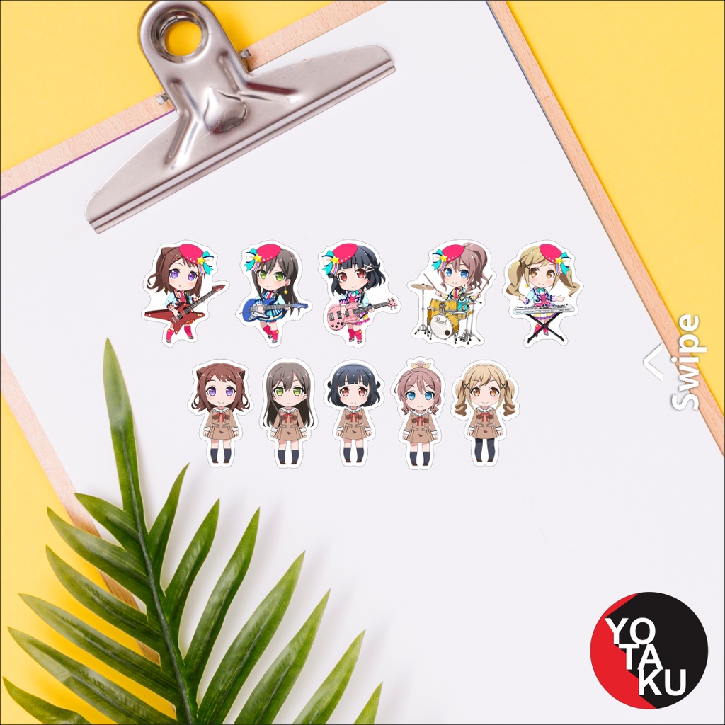 

Stiker Sticker Anime Bang Dream! Poppin Party SA16301 YOTAKUSHOP