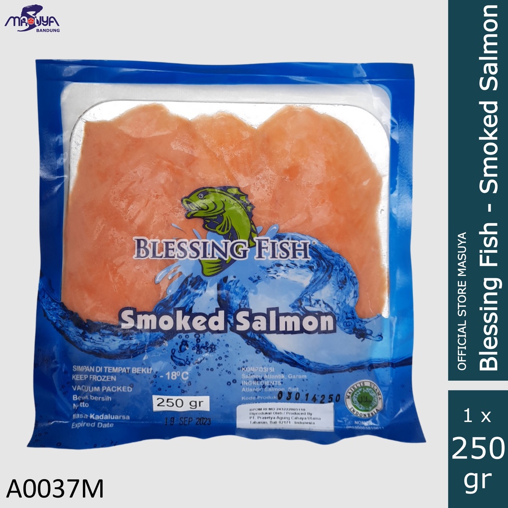 

Smoked Salmon Blessing Fish Salmon Asap 250 gr