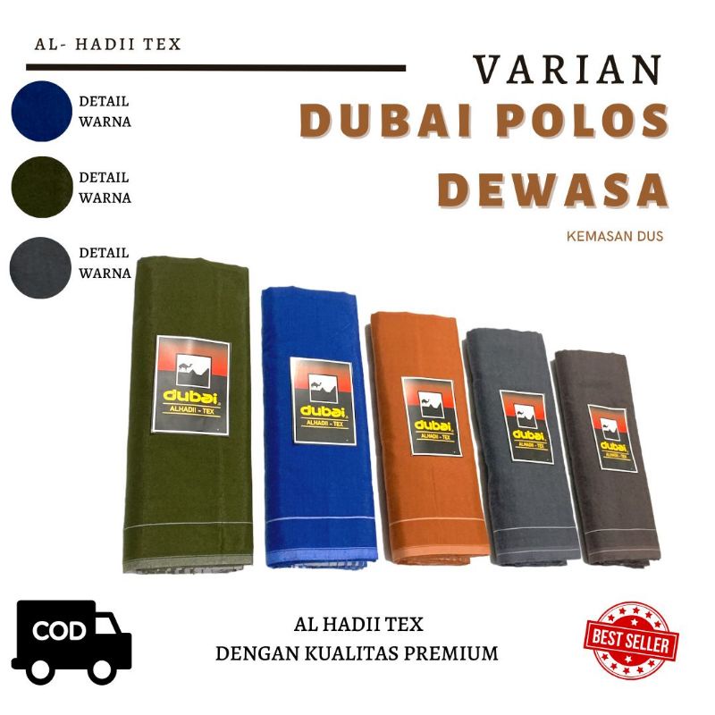 SARUNG TENUN POLOS DUS