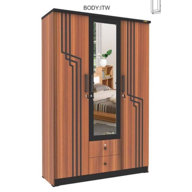 Lemari Romaro 3 Pintu LPP-32LY