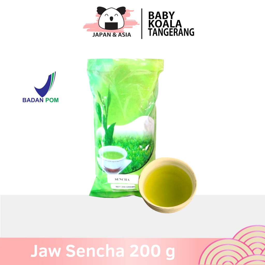 

JAW Sencha Ocha Green Tea Teh Hijau 200 g Halal │Teh Hijau