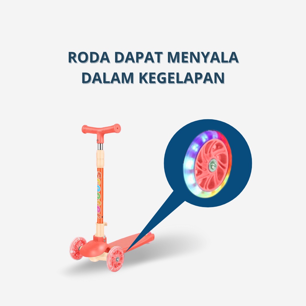 KID SCOOTER ANAK SKUTER ANAK SEKUTER ANAK SEPEDA ANAK SCOOTER OTOPED ANAK KICKBOARD KIDDAILY