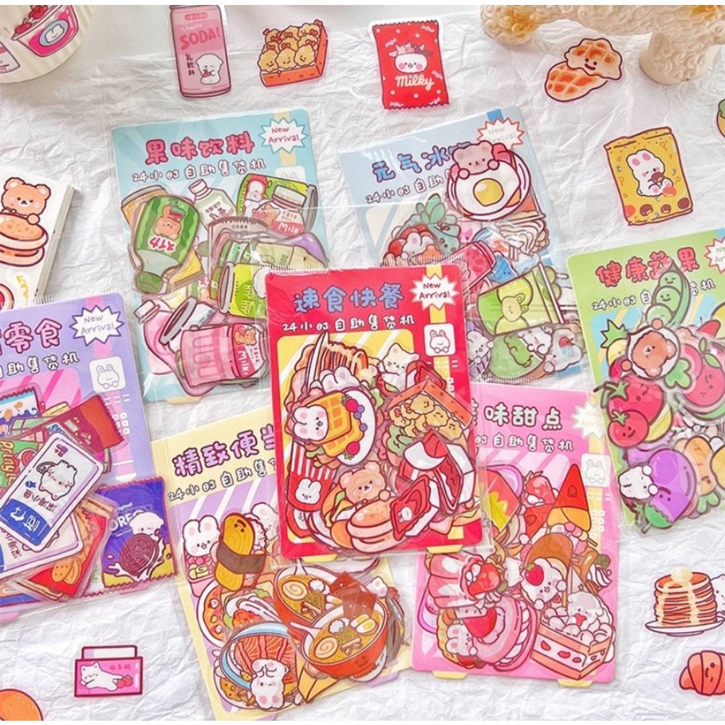 

40pcs Vending Machine deco sticker (LAST STOCK)