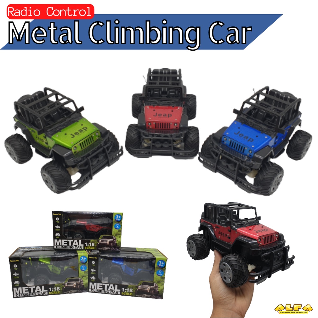 Toko Mainan ALFA R/C Metal Climbing Car PR-17616