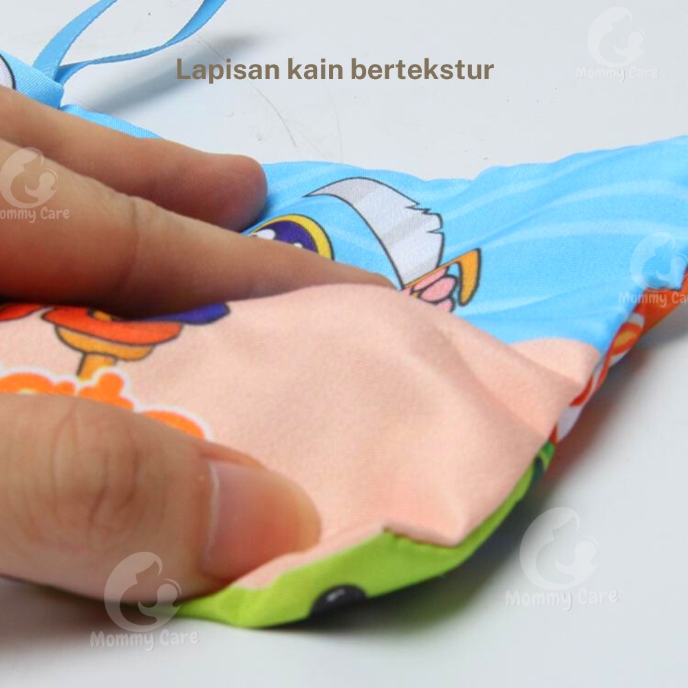 MOMMYCARE SOFT BOOK BUKU BANTAL EDUKATIF BUKU CERITA MAINAN BAYI BAHAN KAIN