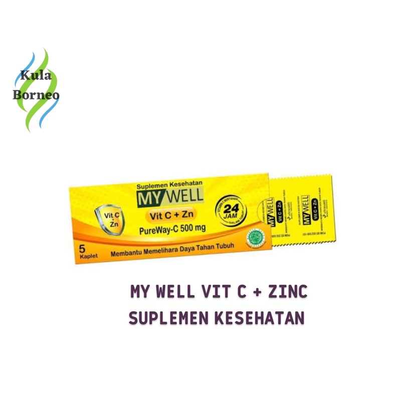 MyWell Vitamin C + Zinc 5 Kaplet