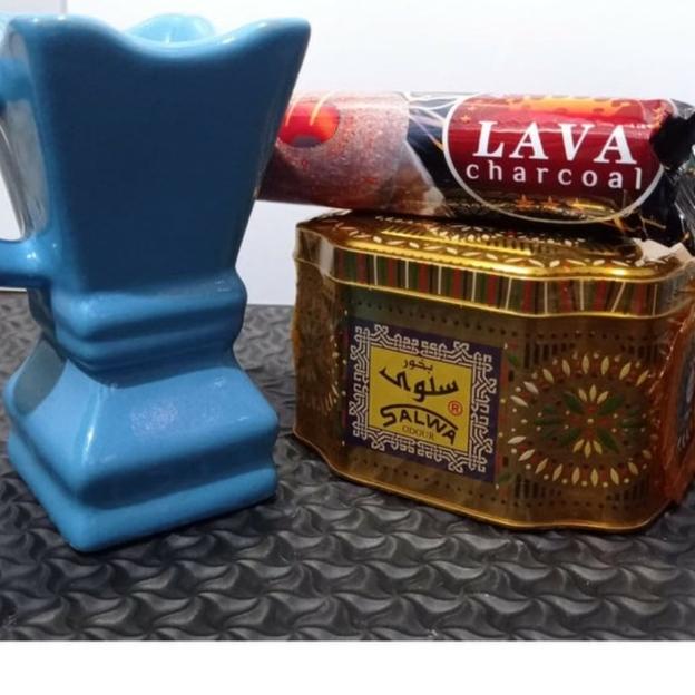 Untung maksimal--Paket Bukhur Buhur SALWA Arang Magic Dan Keramik Prapen