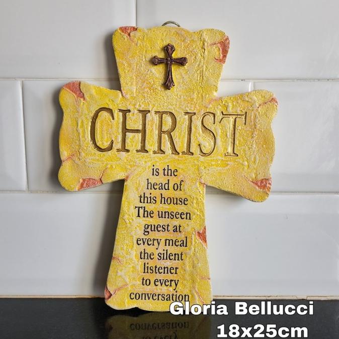 Pajangan Salib Dinding Gantung Christ Kristen Hiasan Rumah