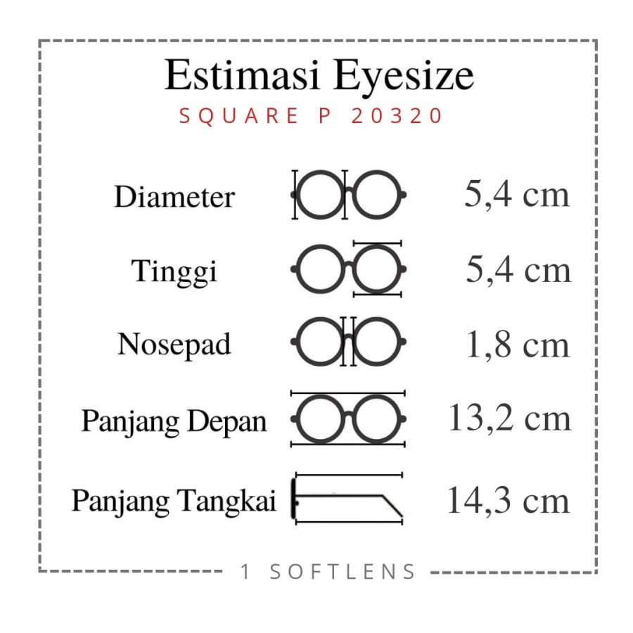 PAKET KACAMATA FRAME + LENSA TYPE 20320