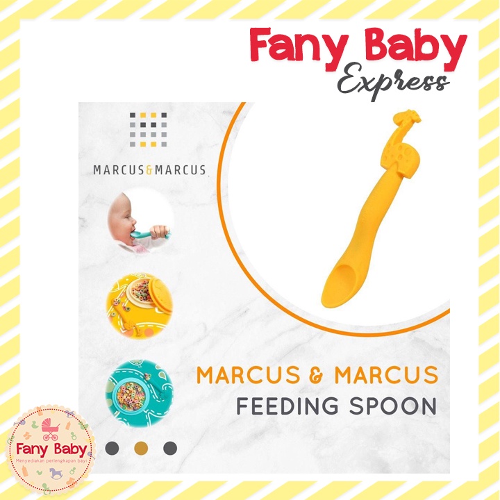 MARCUS MARCUS SILICONE FEEDING SPOON