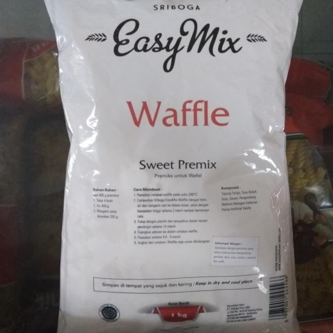 

[COD] sriboga easymix waffle 1kg tepung premix [COD]