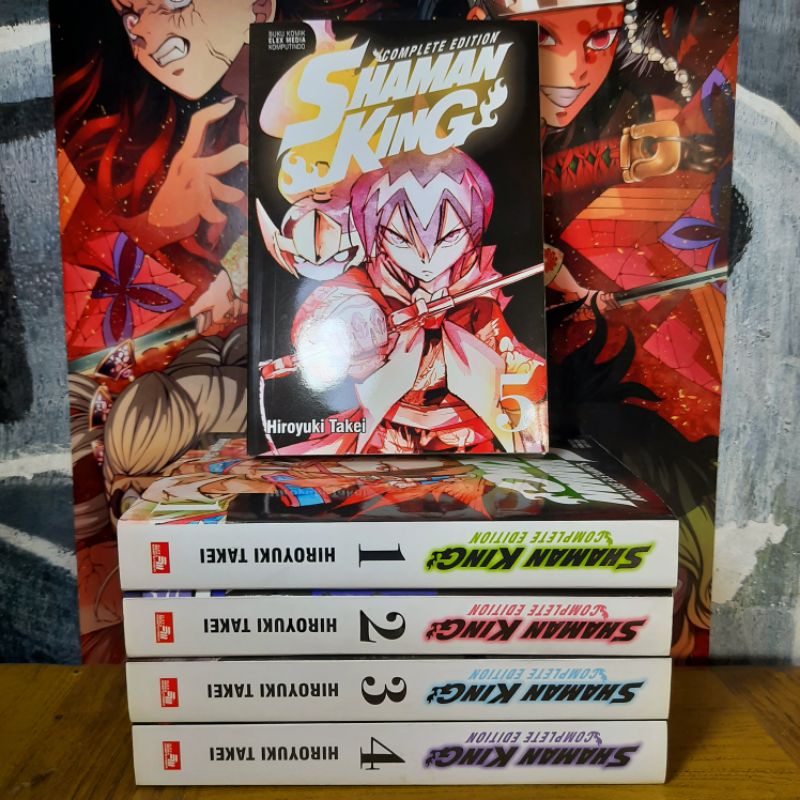 Jual Komik Shaman king complete edition 15 fullset Shopee Indonesia
