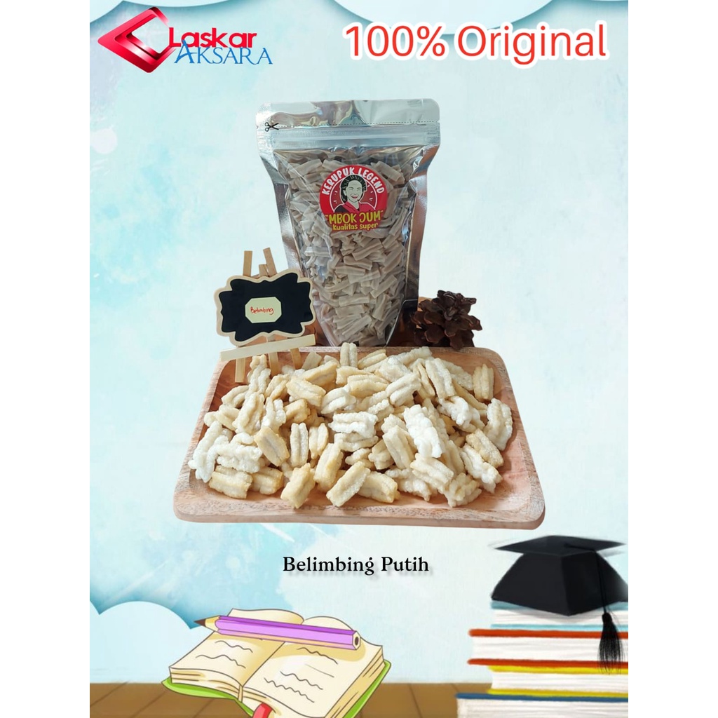 

Kerupuk Mentah Krupuk Belimbing Putih Kualitas Premium