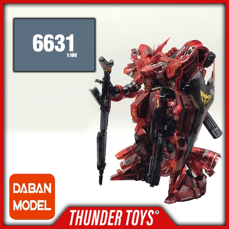 MG SAZABI VER KA CLEAR RED 6631
