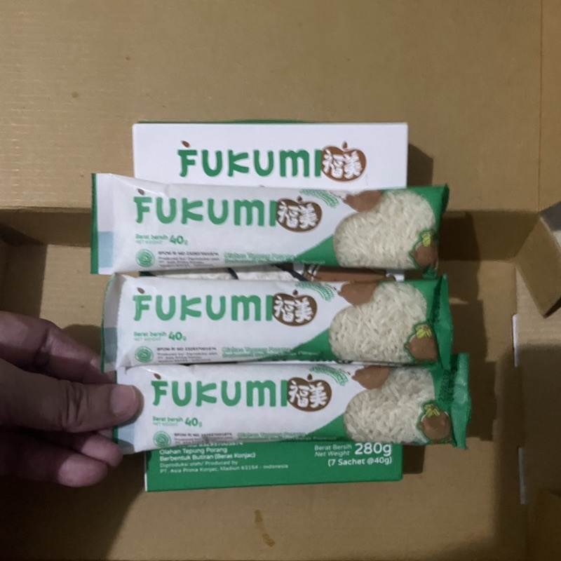 

Fukumi Beras Porang 1 Sachet 40 Gram ( Free Bubble Warp )