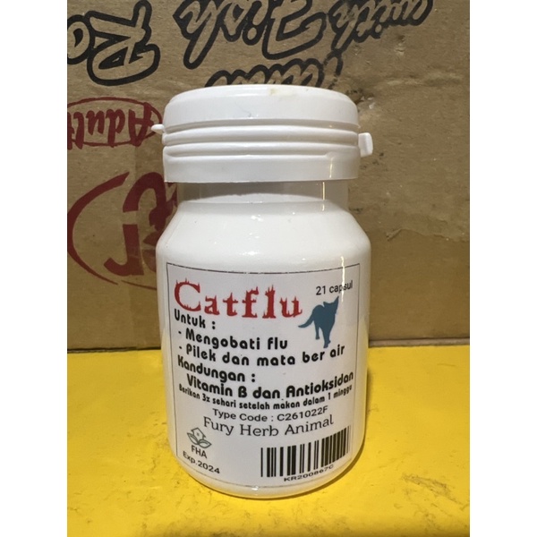 cat flu kapsul isi 21kapsul bukan flucat