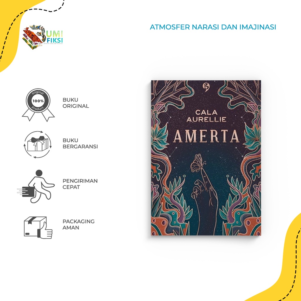 Buku Novel Amerta - Gagasmedia - Cala Aurellie - Bumi Fiksi