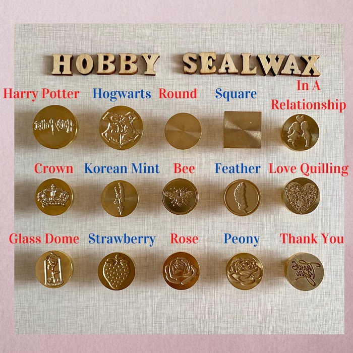 

Spesial Seal Wax Kepala Kuningan - Stamp Sealwax Berbagai Macam Motif Gilaa!!!