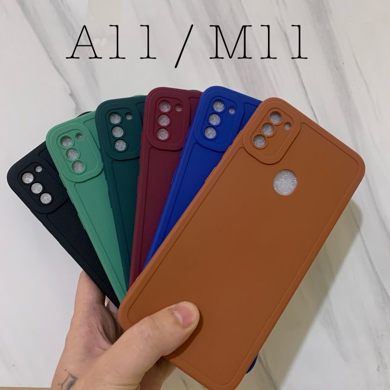 Softcase pro camira slikon type Hp Samsung A11/M11