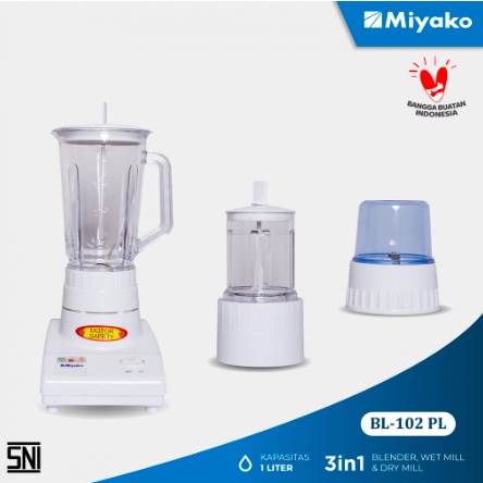 MIYAKO BLENDER LISTRIK SERBAGUNA BL-102 PL
