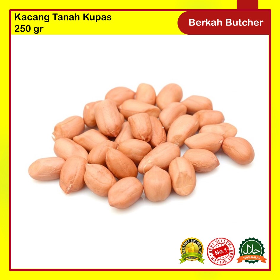 Kacang Tanah Kupas 250 gr Berkah Butcher