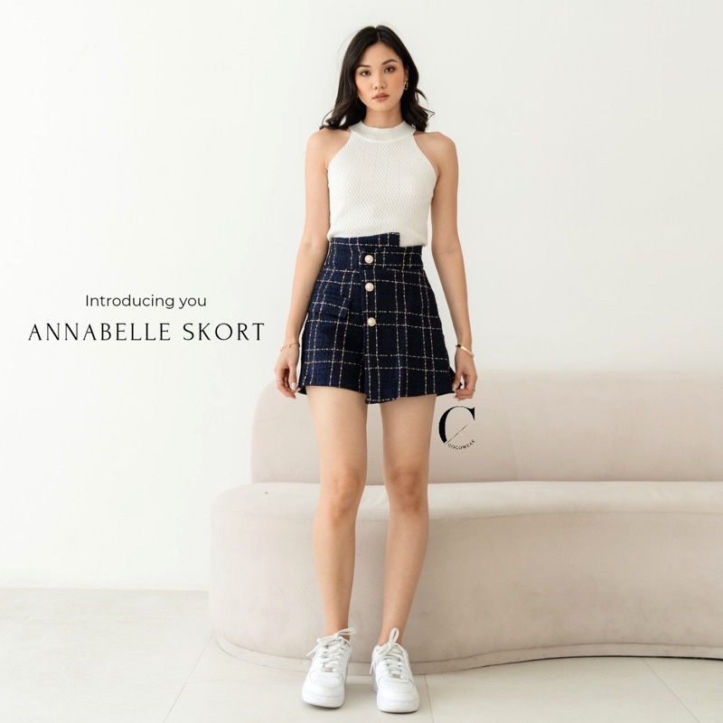 ANNABELLE SKORT - SKORT TWEED PREMIUM WANITA