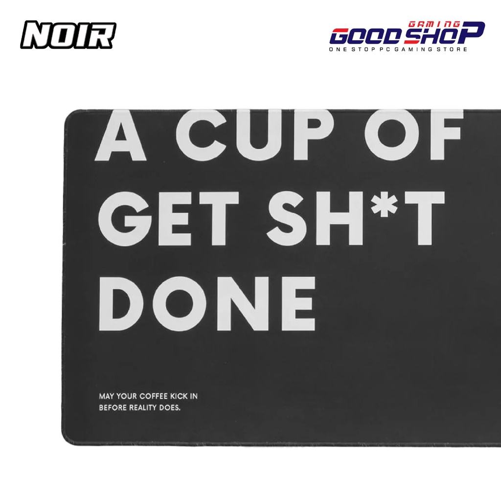 Noir x After Friday Deskmat - Black &quot;Get Your Sh*t Done&quot; - Mousepad