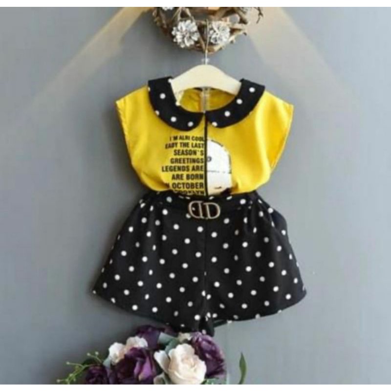 setelan anak perempuan terlaris/baju anak perempuan 1-5 tahun