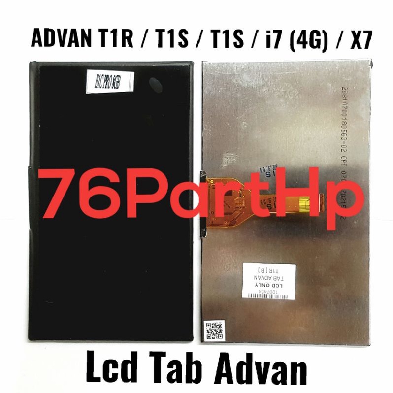Ori Oem Lcd Touchscreen Tablet Fullset Advan T1R - T1S - T1S - i7 (4G) -  X7