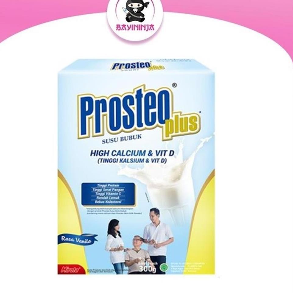 

Diskon Heboh--PROSTEO PLUS Vanila Susu Kalsium Box 300 g