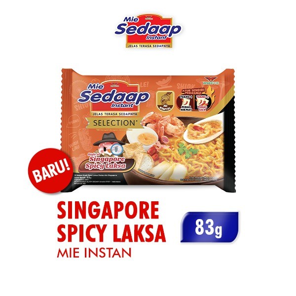 

NEW Sedaap Mie Instan Singapore Spicy Laksa 83 Gr