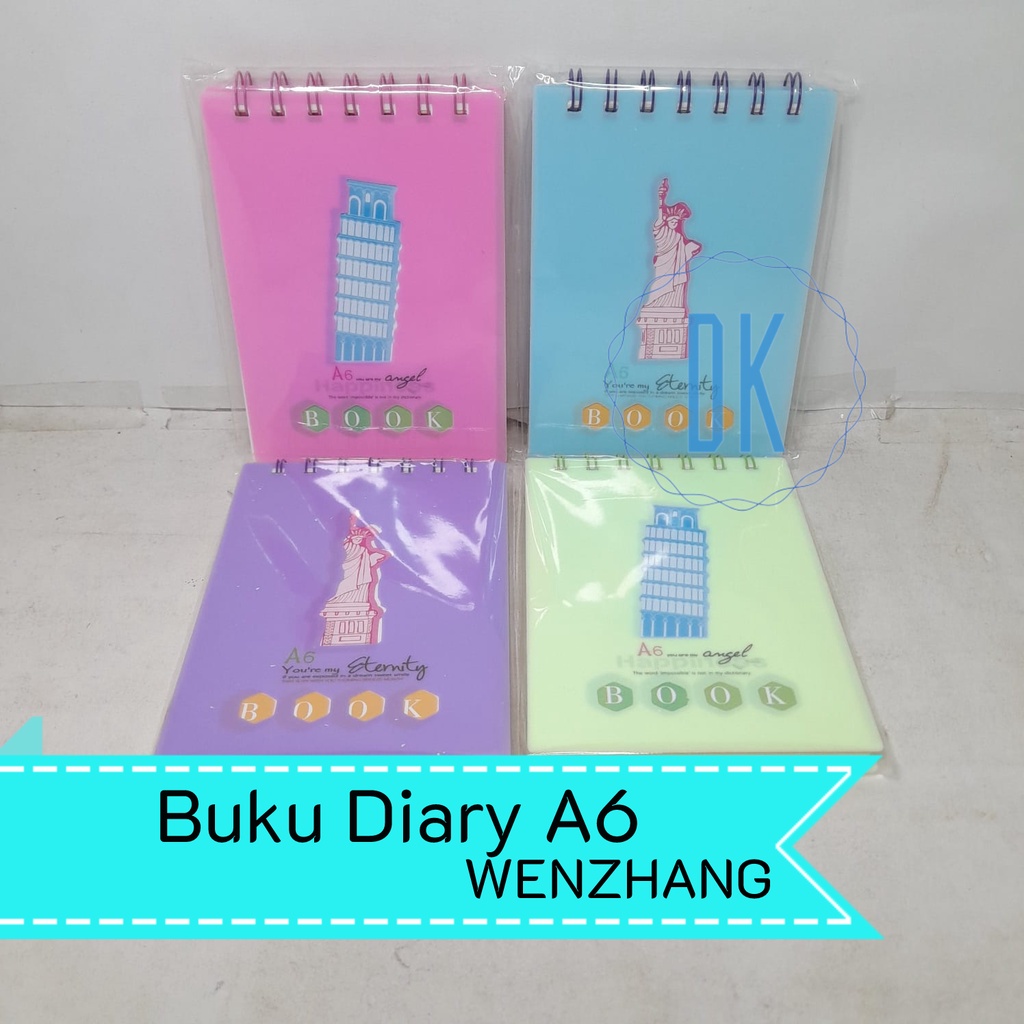 

Note Book Diary Spiral A6 WENZHANG Isi 80 Lembar