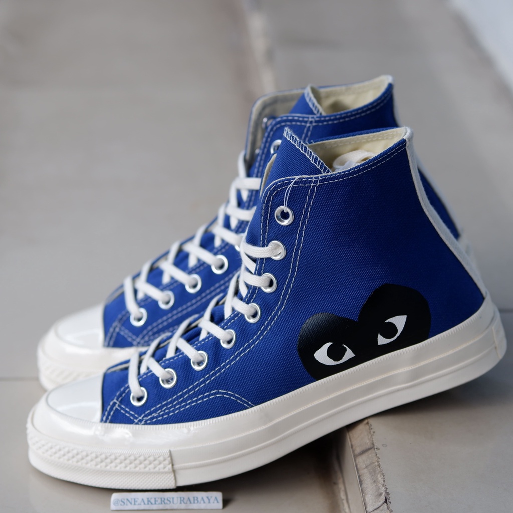 Converse Chuck Taylor 1970s Hi x CDG &quot; Blue &quot; CT 70 CT 70s