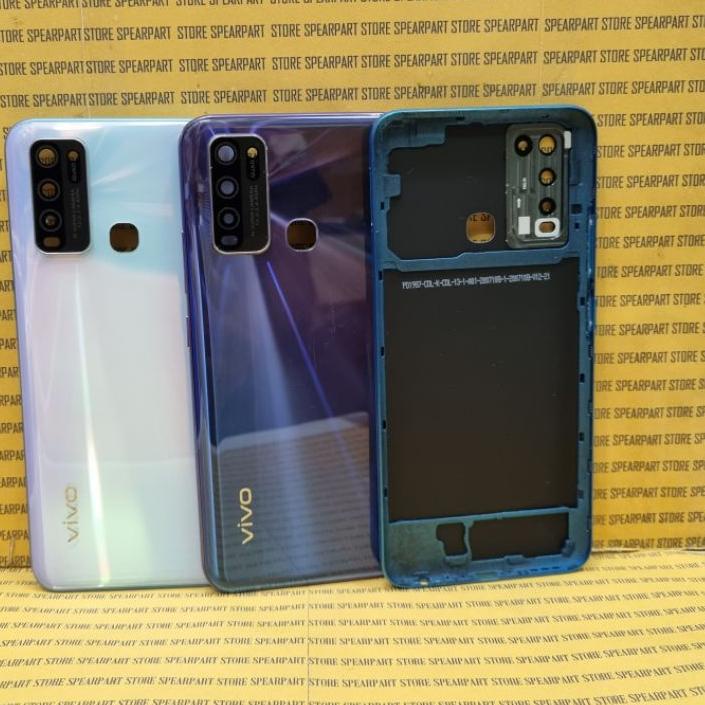 Update Kesing Casing Housing Fullset Backdoor Tulang Tengah Bezzel Bezel Vivo Y50 Y30 Y30i Original 