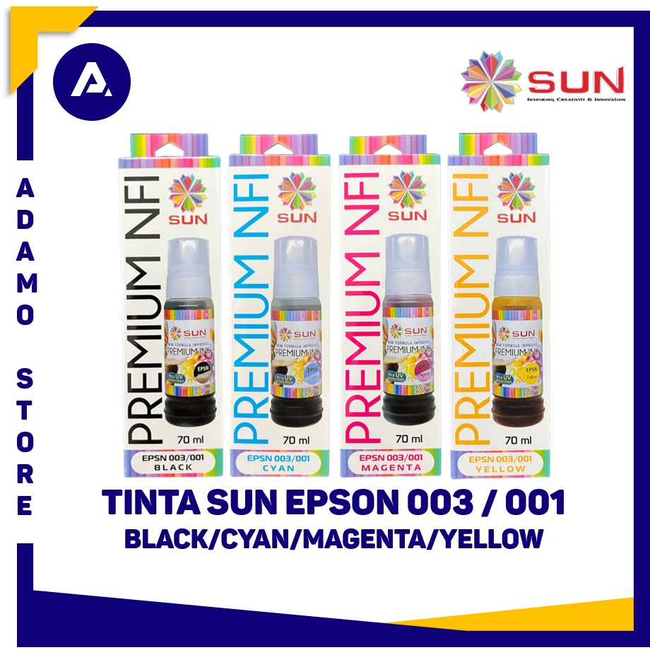 Tinta Epson 003 / 001 Sun Premium Ink Epson 70 ml