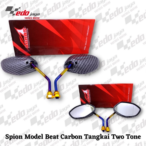 Spion Karbon Carbon  Beat Tangkai Twotone Beat Beat Fi Beat Pop Beat