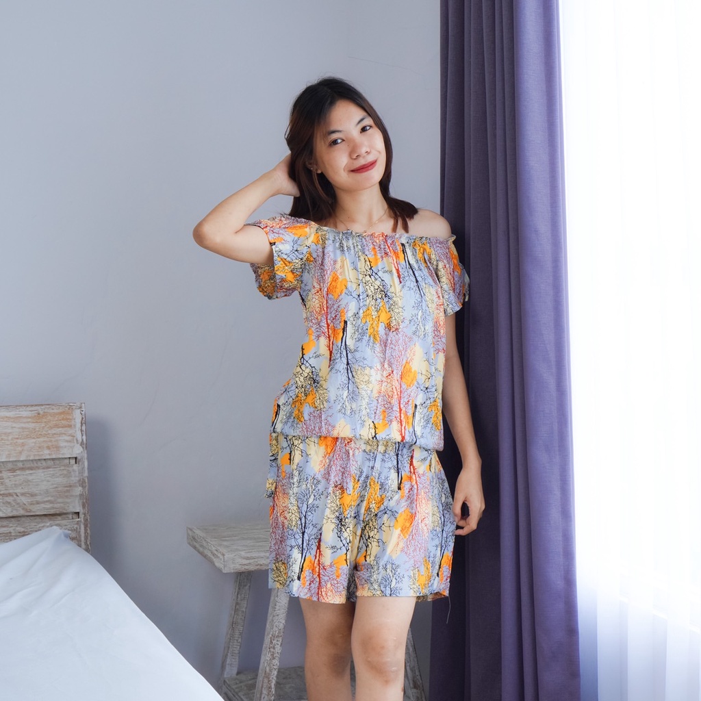 Jumpsuit Bali Pendek Sabrina Akar