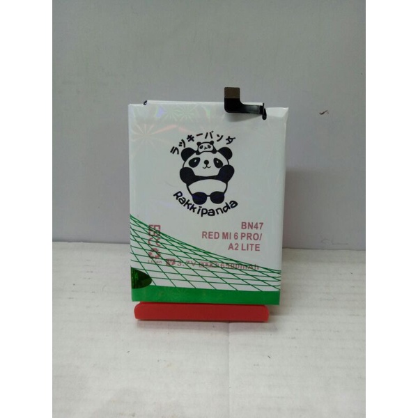 battery Baterai li-ion Dobel power Rakkipanda xiomi redmi 6 pro / BN47 Capacity : 6000mAh