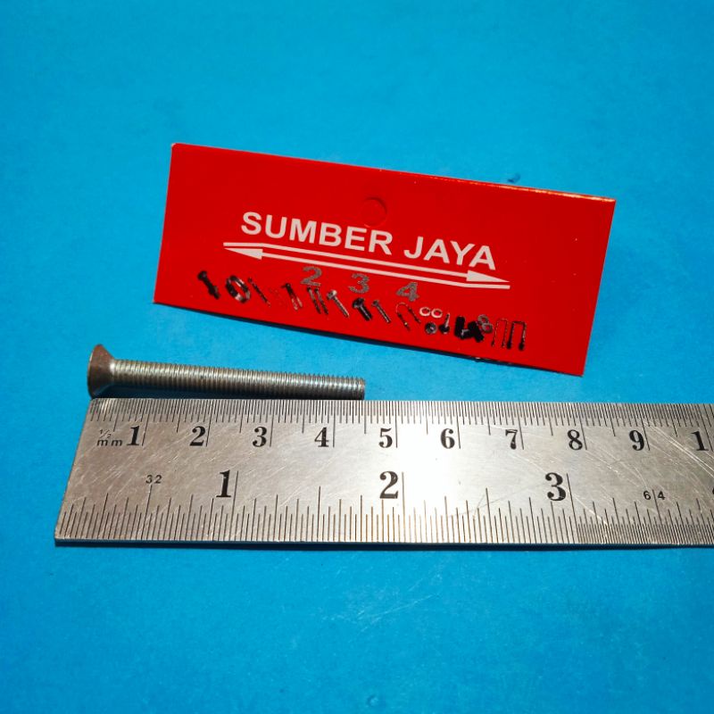 Baut JF 5 x 45 putih isi 10 pcsTERMURAH