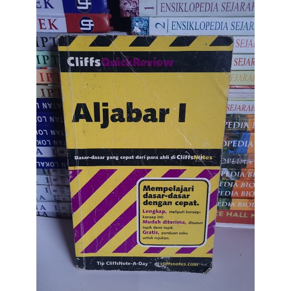 buku aljabar 1 dasar-dasar yang cepat dari para ahli di CliffsNotes