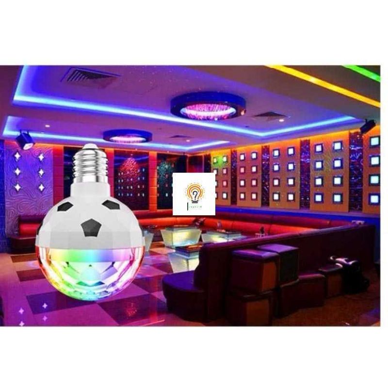 Lampu Disco Putar Bentuk Bola Rotating Lamp E 27 Magic Ball Lamp