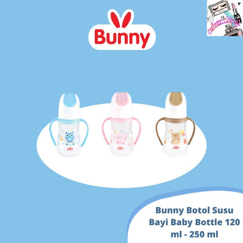 ☃️Cutezz_Ching1☃️Lusty Bunny Feeding Bottle Botol Susu With Handle